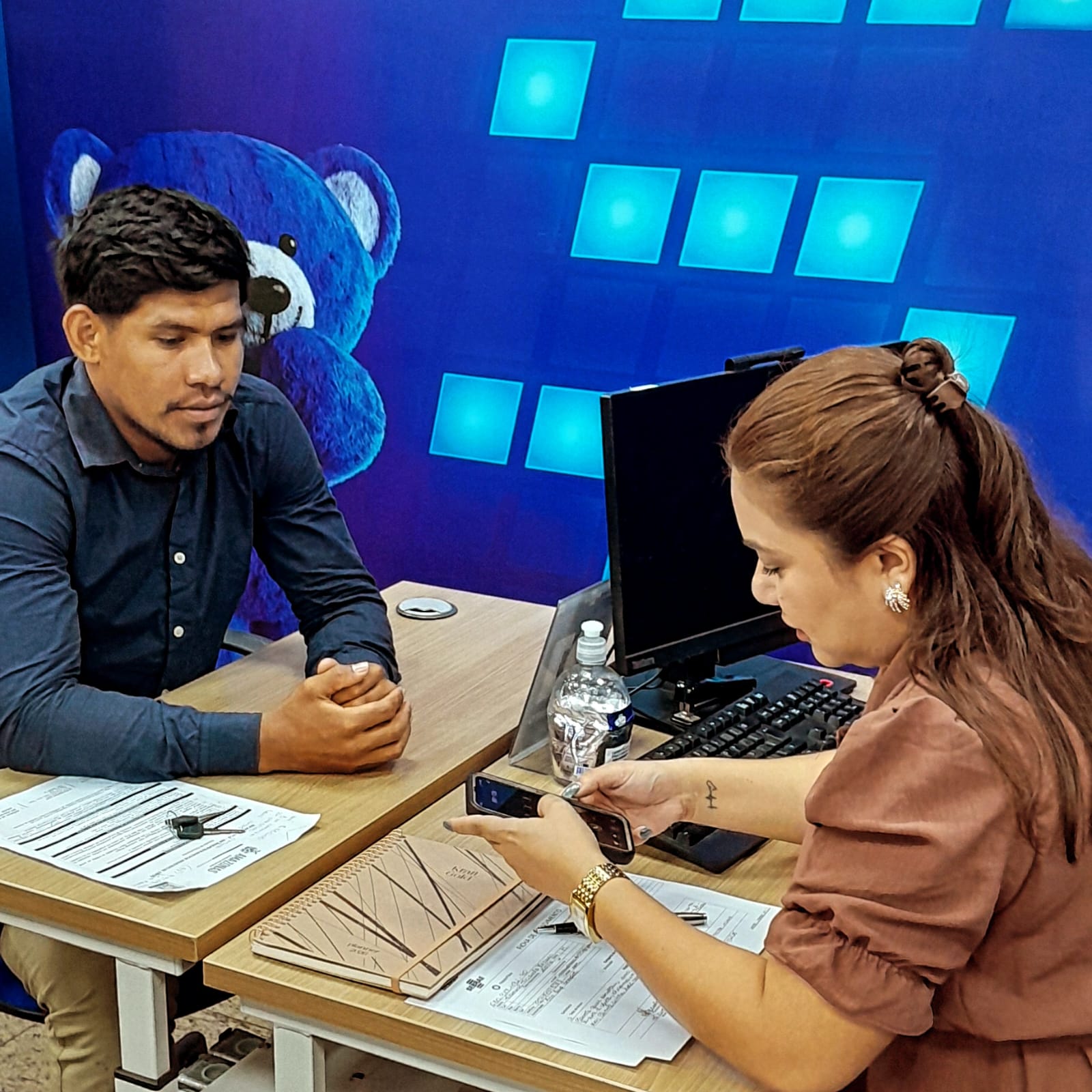 Atendimento individual a empresário